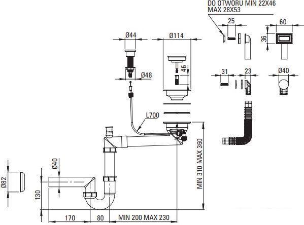 Кухонная мойка Deante Magnetic ZRM N11A - фото