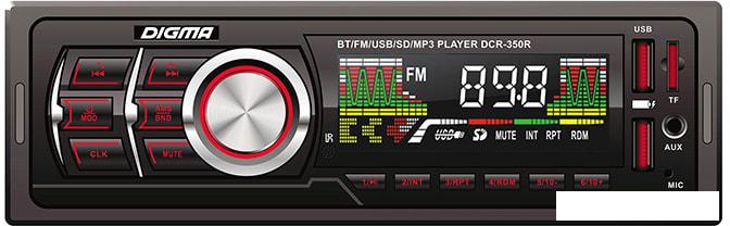 USB-магнитола Digma DCR-350R - фото