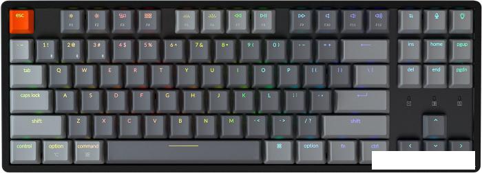 Клавиатура Keychron K8 RGB K8-J2-RU (Gateron G Pro Blue) - фото