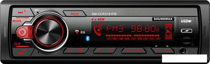 USB-магнитола Soundmax SM-CCR3181FB - фото