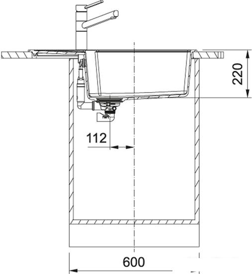Кухонная мойка Franke UBG 611-78L (графит) - фото
