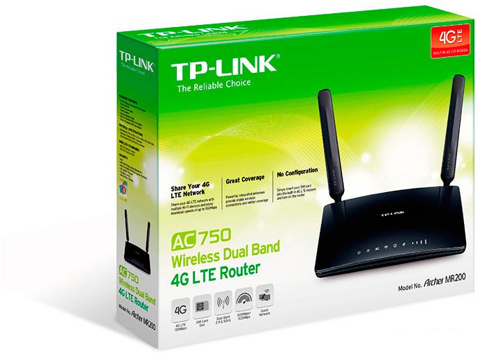 Беспроводной маршрутизатор TP-Link Archer MR200 - фото