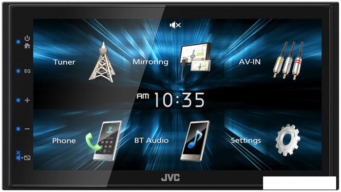 USB-магнитола JVC KW-M150BT - фото