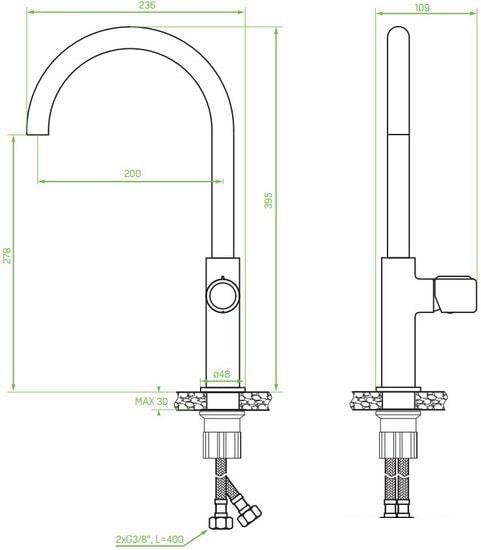 Смеситель Laveo Pretto BAO 068D - фото