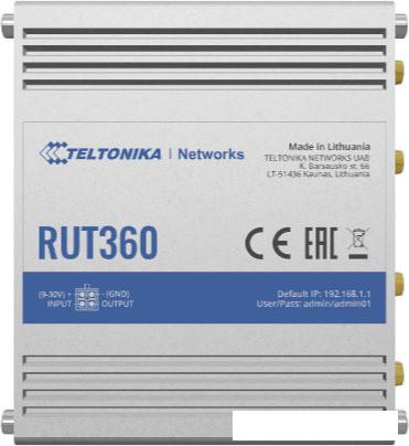 4G Wi-Fi роутер Teltonika RUT360 - фото