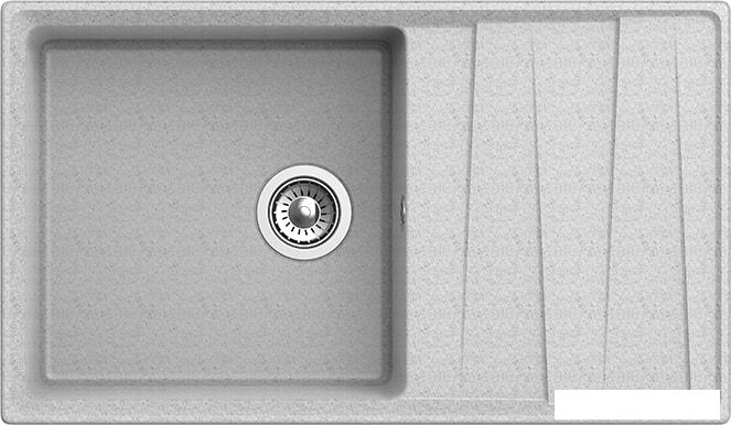 Кухонная мойка GranFest GF-LV-860L (серый) - фото