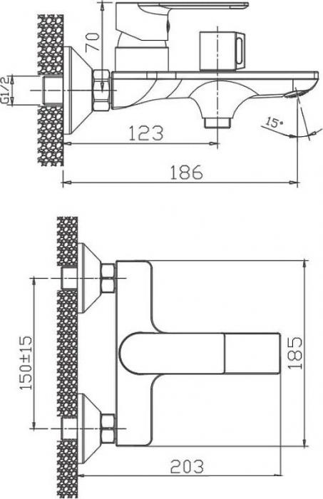 Смеситель Haiba HB60505-3 - фото