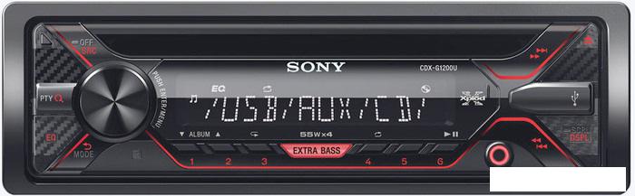 CD/MP3-магнитола Sony CDX-G1200U - фото