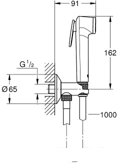 Душевой гарнитур Grohe Tempesta-F Trigger Spray 30 26358000 - фото