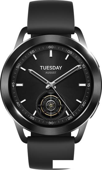 Умные часы Xiaomi Watch S3 M2323W1 (черный, международная версия) - фото