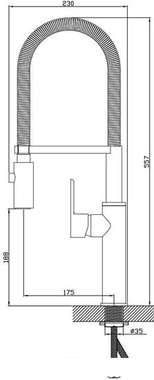 Смеситель Diadonna D80-558113 - фото