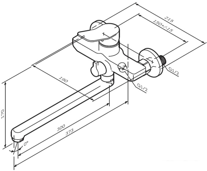 Смеситель AM.PM X-Joy F85A90000 - фото