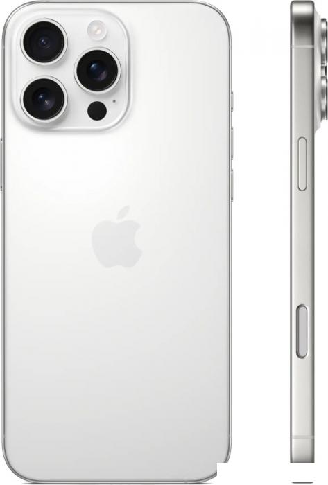 Смартфон Apple iPhone 16 Pro Max 1TB (белый титан) - фото