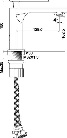 Смеситель Maxonor Pure Life PL1086 - фото