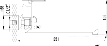 Смеситель Lemark plus GRACE LM1551C - фото