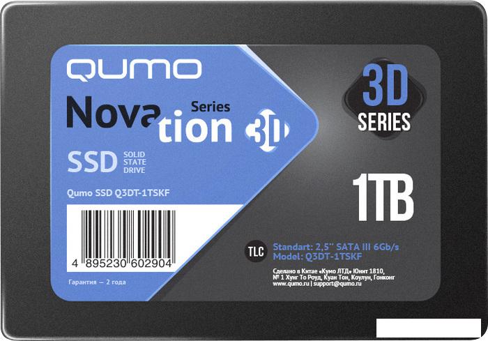 SSD QUMO Novation 3D TLC 1TB Q3DT-1TSCY - фото