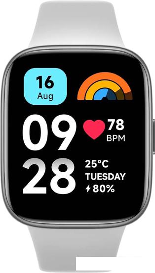 Умные часы Xiaomi Redmi Watch 3 Active (серый, международная версия) - фото