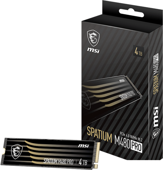 SSD MSI Spatium M480 Pro 4TB S78-440R050-P83 - фото