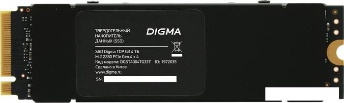 SSD Digma Top G3 4TB DGST4004TG33T - фото