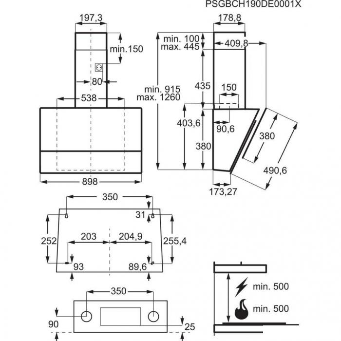 Кухонная вытяжка Electrolux LFV619R - фото