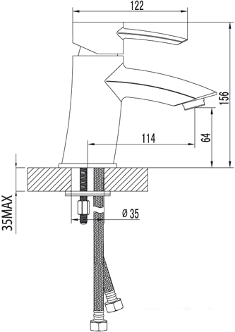 Смеситель Lemark ATLANTISS LM3206C - фото