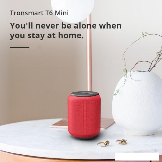 Беспроводная колонка Tronsmart T6 Mini (красный) - фото