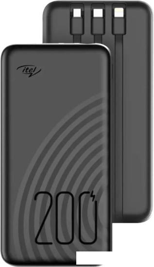 Внешний аккумулятор Itel Star 200С 20000mAh (черный) - фото