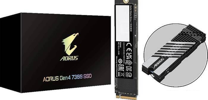 SSD Gigabyte AORUS Gen4 7300 1TB AG4731TB - фото