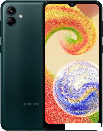 Смартфон Samsung Galaxy A04 SM-A045F/DS 3GB/32GB (зеленый) - фото