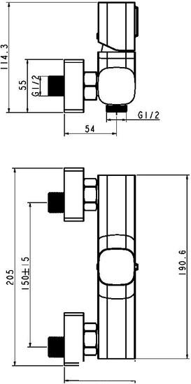 Смеситель Maxonor Pure Life PL9089-8 - фото