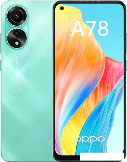 Смартфон Oppo A78 CPH2565 8GB/256GB международная версия (лазурный) - фото