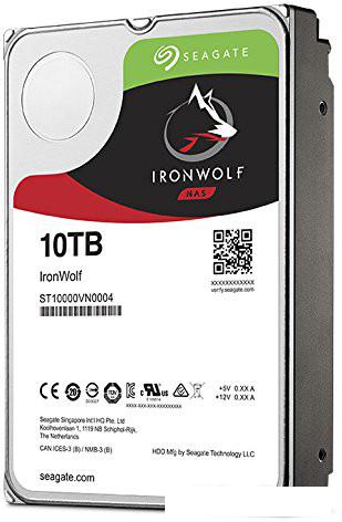 Жесткий диск Seagate Ironwolf 10TB [ST10000VN0004] - фото