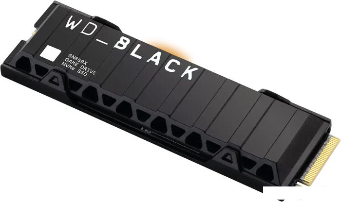 SSD WD Black SN850X NVMe Heatsink 1TB WDS100T2XHE - фото