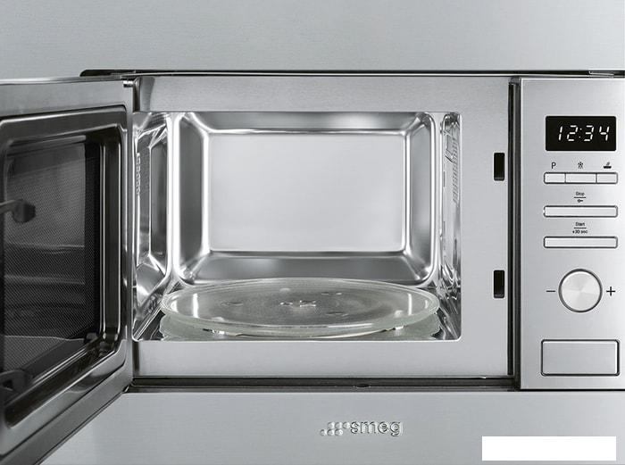 Микроволновая печь Smeg FMI020X - фото