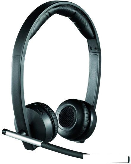 Наушники с микрофоном Logitech Wireless Headset Dual H820e - фото