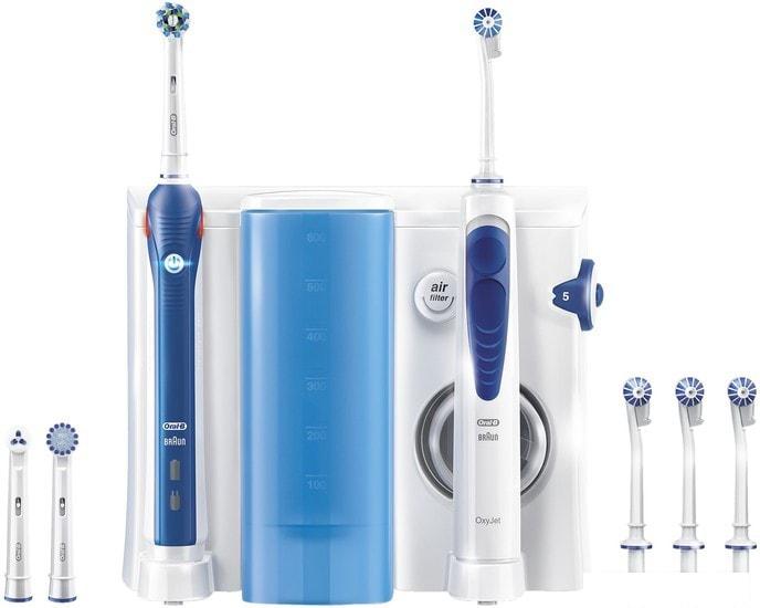 Электрическая зубная щетка и ирригатор Braun Oral-B Center OxyJet Pro 2000 OC501.535.2 - фото