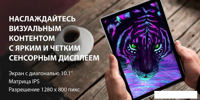 Планшет SunWind Sky 1430D 4G 4GB/64GB (черный) - фото