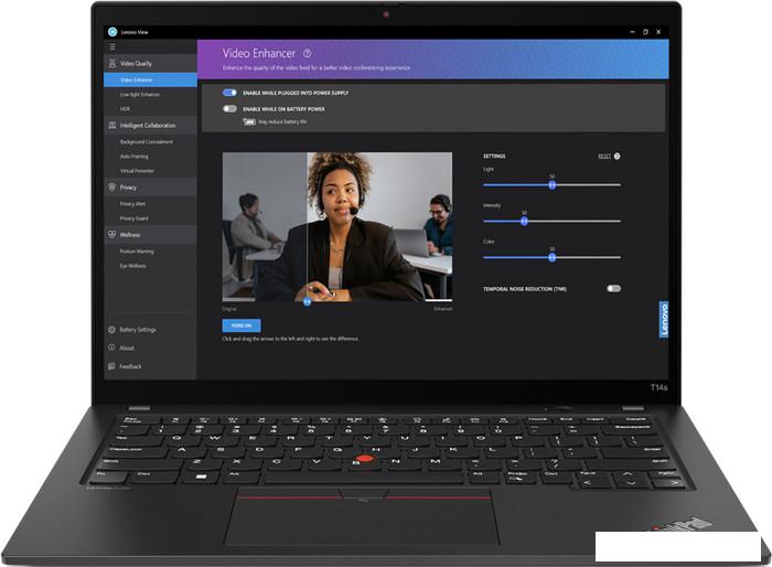 Ноутбук Lenovo ThinkPad T14s Gen 4 Intel 21F6003WRT - фото