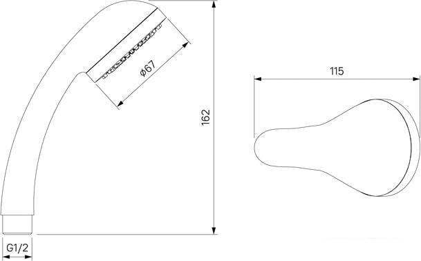 Смеситель Milardo Simp SIMSB00M03 - фото