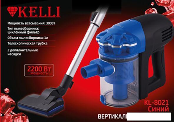 Пылесос KELLI KL-8021 (синий) - фото