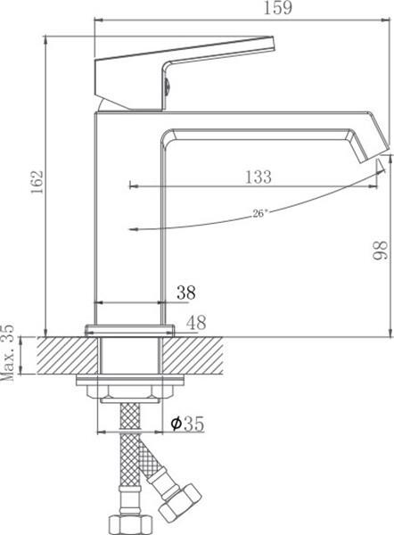 Смеситель Haiba HB10575-5 - фото