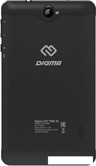 Планшет Digma Citi 7586 TS7203MG 16GB 3G (черный) - фото