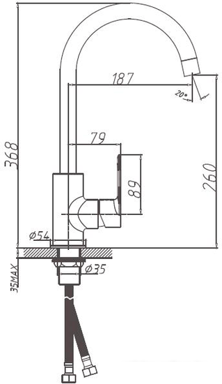 Смеситель Haiba HB71505 - фото