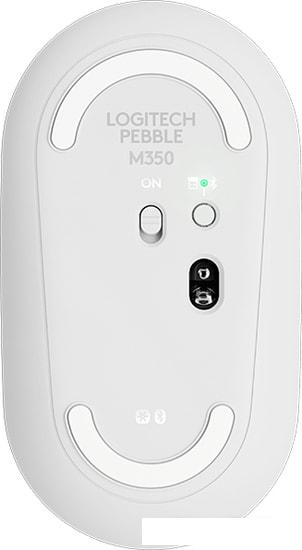 Мышь Logitech M350 Pebble (белый) - фото