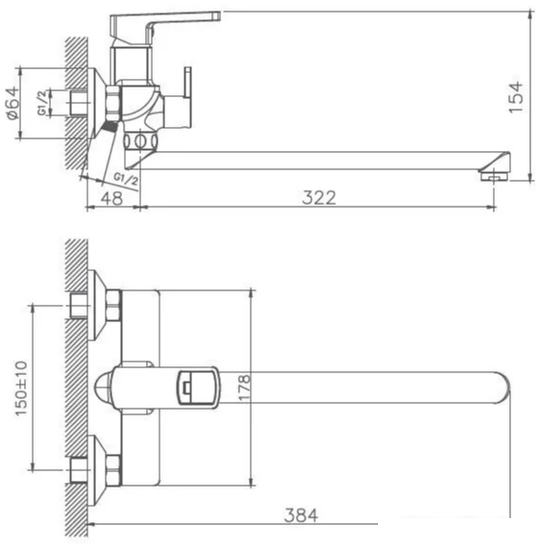 Смеситель Haiba HB22176 - фото