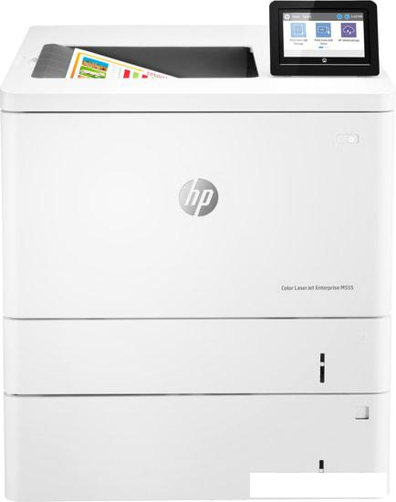 Принтер HP Color LaserJet Enterprise M555x - фото