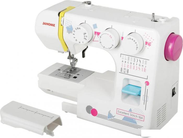 Электромеханическая швейная машина Janome Excellent Stitch 18A - фото