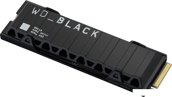 SSD WD Black SN850 NVMe Heatsink 500GB WDS500G1XHE - фото