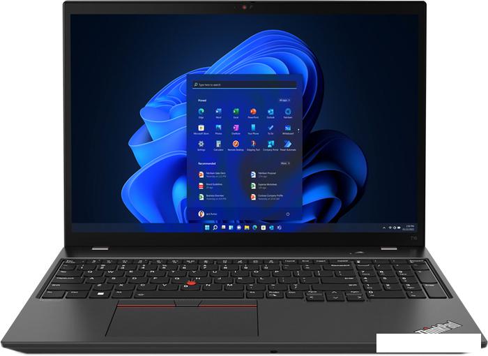 Ноутбук Lenovo ThinkPad T16 Gen 1 Intel 21BV00E5RT - фото