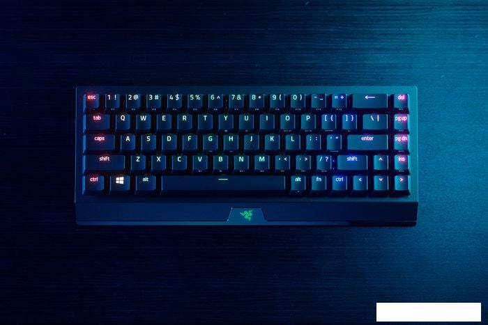 Клавиатура Razer Blackwidow V3 Mini HyperSpeed Green Switch - фото